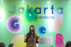 Waketum Partai Perindo Bidang Ekonomi Digital dan Kreatif Angela Tanoesoedibjo Resmikan Perhelatan Art Jakarta Gardens