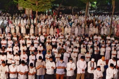 Gerakan Salat Subuh Berjamaah di Makassar