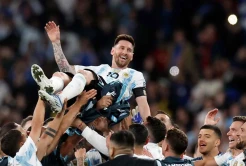 Senyum Sumringah Lionel Messi Usai Antar Argentina Juarai Finalissima 2022