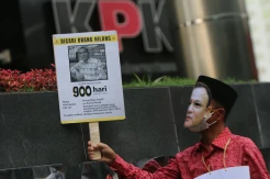 900 Hari Menghilangnya Harun Masiku, ICW Sindir KPK dengan Aksi Teatrikal