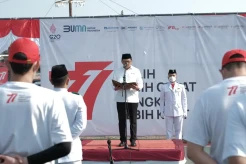 Dirut Askrindo Priyastomo Jadi Inspektur Upacara Peringatan Hari Kemerdekaan RI ke-77