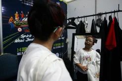 Aksi Anak Berkebutuhan Khusus Tampil Fashion Show di Indofest 2022