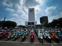 Ratusan Scooterist di Lingkungan Pertamina Ramaikan Peresmian Pertascooter