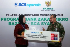 BAZNAS dan BCA Syariah Dorong Kebangkitan Ekonomi Mustahik Pelaku Usaha Mikro