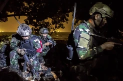 Mengintip Latihan Operasi Dukungan Pasukan Khusus TNI AL di Pulau Damar