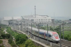 Persiapan Uji Dinamis Kereta Cepat Jakarta-Bandung