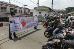 Sosialisasi Keselamatan Perlintasan Kereta Api