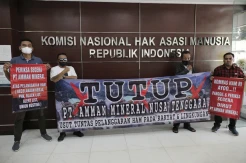 Aliansi Masyarakat Anti Mafia Tambang Laporkan PT AMMAN Mineral ke Komnas HAM
