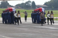 Kedatangan Jenazah Korban Helikopter Polri NB0-105