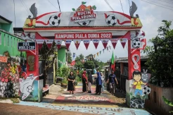 Uniknya Kampung Piala Dunia di Kabupaten Bandung Barat