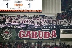 Gempar! Suporter Indonesia Teriakkan Revolusi PSSI Saat Laga Indonesia VS Thailand