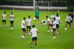 Potret Latihan Timnas Indonesia Jelang Laga Semifinal Piala AFF 2022 Lawan Vietnam