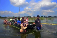Banjir di Kudus Mulai Surut