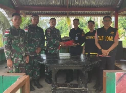 Patroli Gabungan Sinergitas Satgas Pamtas RI-PNG Gagalkan Transaksi 1.838 Gram Ganja di Perbatasan Papua