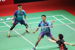 Libas Wakil China Taipei, Fajar/Rian Melaju ke Perempat Final Indonesia Masters 2023