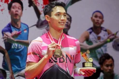 Jonatan Christie Juara Tunggal Putra Indonesia Masters 2023