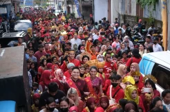 Parade Budaya Perayaan Cap Go Meh di Makassar