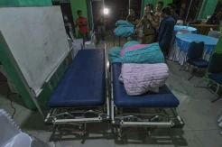 Persiapan Ruang Observasi Korban Kecelakaan Helikopter Rombongan Kapolda Jambi