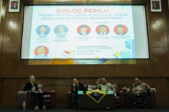 SINDOnews Goes To Campus UAI Gelar Dialog Pemilu Bertajuk Peran Penting Pemilih Pemula