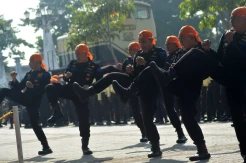KAI Daop 4 Semarang Gelar Apel Gelar Pasukan Angkutan Lebaran 2023