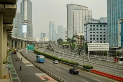 H-1 Lebaran, Jalanan Jakarta Sepi
