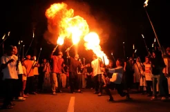 Kemeriahan Festival Malam Ela-Ela Sambut Idul Fitri 1444 H di Pulau Bacan