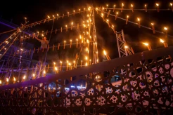 Gemerlap Lampu Colok Malam Takbiran di Batam