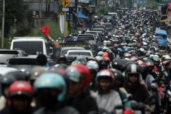 Kepadatan Jalur Wisata Puncak Bogor