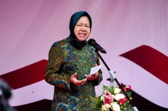 Mensos Risma Pimpin Apel Peningkatan Kinerja Pegawai Kementerian Sosial