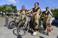 Keren! Ini Dia Sepeda Bambu untuk Cenderamata Kepala Negara KTT ASEAN ke-42
