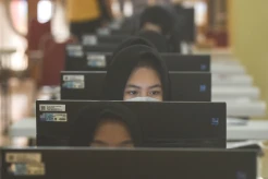 Potret Ujian SNPMB 2023 di Palembang
