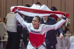 Megawati Tamesti Raih Medali Emas Taekwondo 53 Kg SEA Games 2023