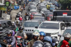 Padat Merayap, Begini Kondisi Arus Lalu Lintas di Kawasan Puncak Bogor