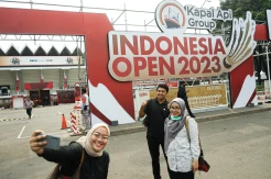 Istora Senayan Bersolek Jelang Indonesia Open 2023