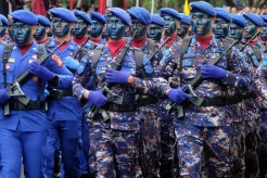 Parade Defile Hari Bhayangkara ke-77 di Bali