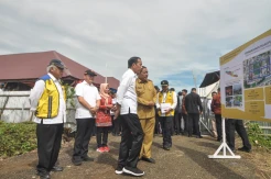 Presiden Tinjau Revitalisasi Pasar Purwodadi Bengkulu Utara