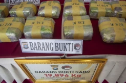 Satresnarkoba Polresta Balerang Gagalkan Penyelundupan 19,896 Kg Sabu dari Malaysia