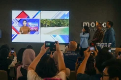 iNews Media Luncurkan Presenter Virtual, Wamen Angela Tanoesoedibjo Terkejut Jadi News Anchor