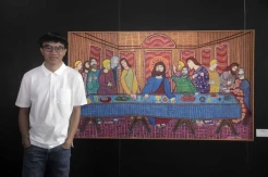 Pameran Tunggal Pelukis Autisme Oliver Wihardja Bertajuk The Way of the Cross