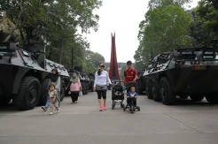 Kendaraan Taktis TNI Diterjunkan ke GBK Senayan Amankan KTT ASEAN