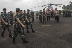 KSAD Pimpin Gelar Pasukan dan Peralatan Karhutla di Sumsel