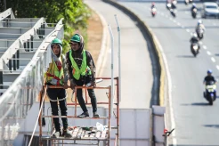 Melihat Progres Revitalisasi Halte Transjakarta Cawang UKI