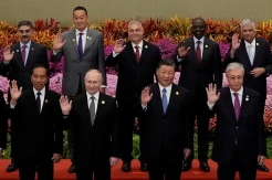 Sesi Foto Forum Sabuk dan Jalan, Presiden Jokowi di Samping Putin dan Xi Jinping