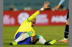 Neymar Menjerit Kesakitan, Brasil Digebuk Uruguay di Montevideo