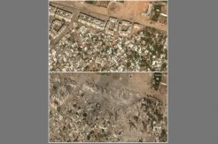 Foto Kota Beit Hanoun Palestina Sebelum dan Sesudah Dibom Israel