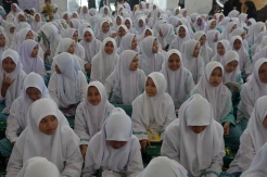 Kampanye Gerakan Amanah di Ponpes Semarang