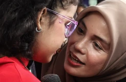 Potret Bahagia Anak-Anak Disabilitas bersama Siti Atikoh di Bumi Pospera Jatinegara
