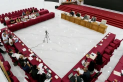 Rapat Tertutup KPU dengan Tiga Timses Paslon Pilpres 2024