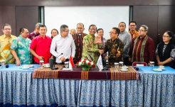 Ditemani HT, Mahfud MD Silaturahmi dengan Ketua Persekutuan Gereja Indonesia