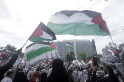 Protes Global di Jakarta, Massa Aksi Seret Pemimpin Israel Sebagai Penjahat Perang